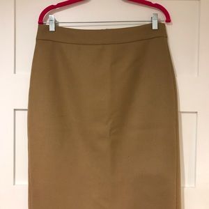 J. Crew No. 2 Pencil Skirt in double-serge wool
